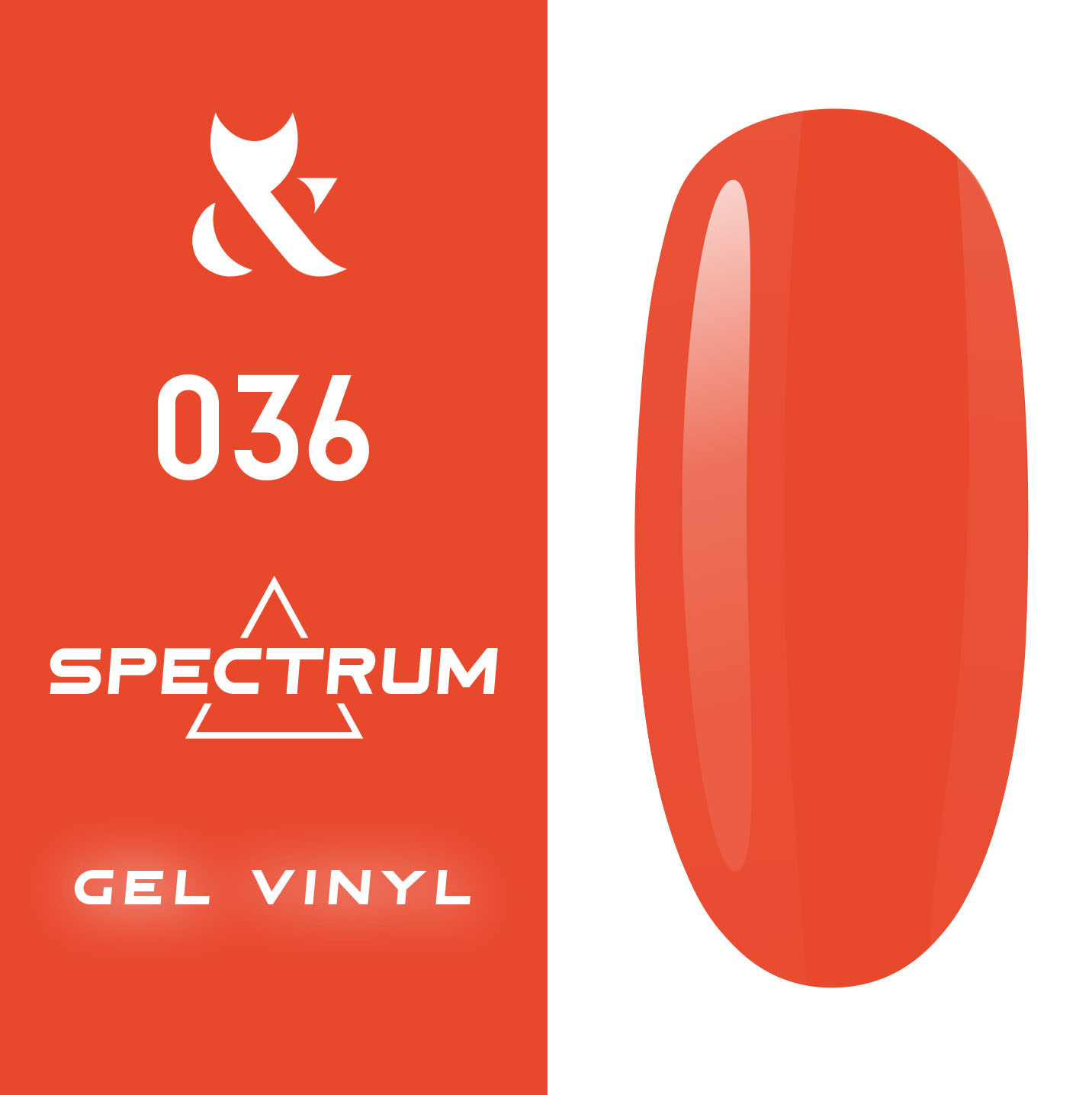 Гель-лак FOX Spectrum Gel Vinyl 7 мл № 036 (Колір: кораловий)